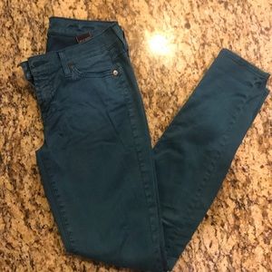 Hunter Green 7FAM Gwenevere Jeans